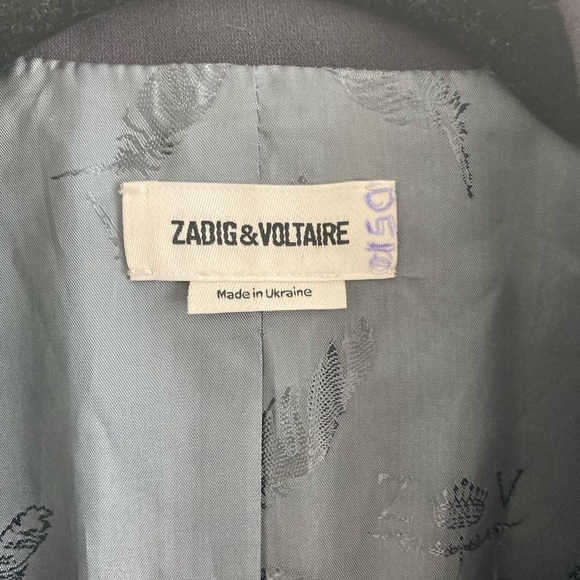 Rare Zadig & Voltaire blazer small skull gem studs - Picture 2 of 5